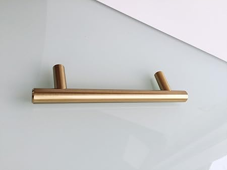 Brass Drawer Pull Brushed Brass Modern Furniture Drawer Handle