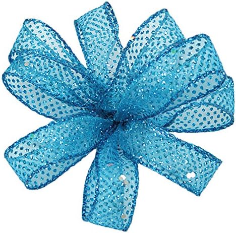 Berwick Offray Bolten Wired Edge Ribbon, Turquoise, 1-1/2" x 50 yd