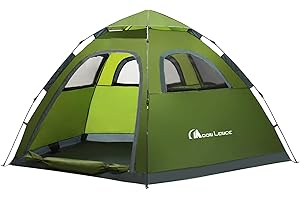 Moon Lence Instant Pop Up Tent Family Camping Tent 4-5 Person Portable Tent Automatic Tent Waterproof Windproof for Camping Hiking Mountaineering