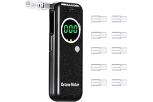 Ketone Breath Analyzer Professional Breath Ketosis Meter – High Accuracy Ketosis Breath Tester Analyzer for Ketosis Testing w