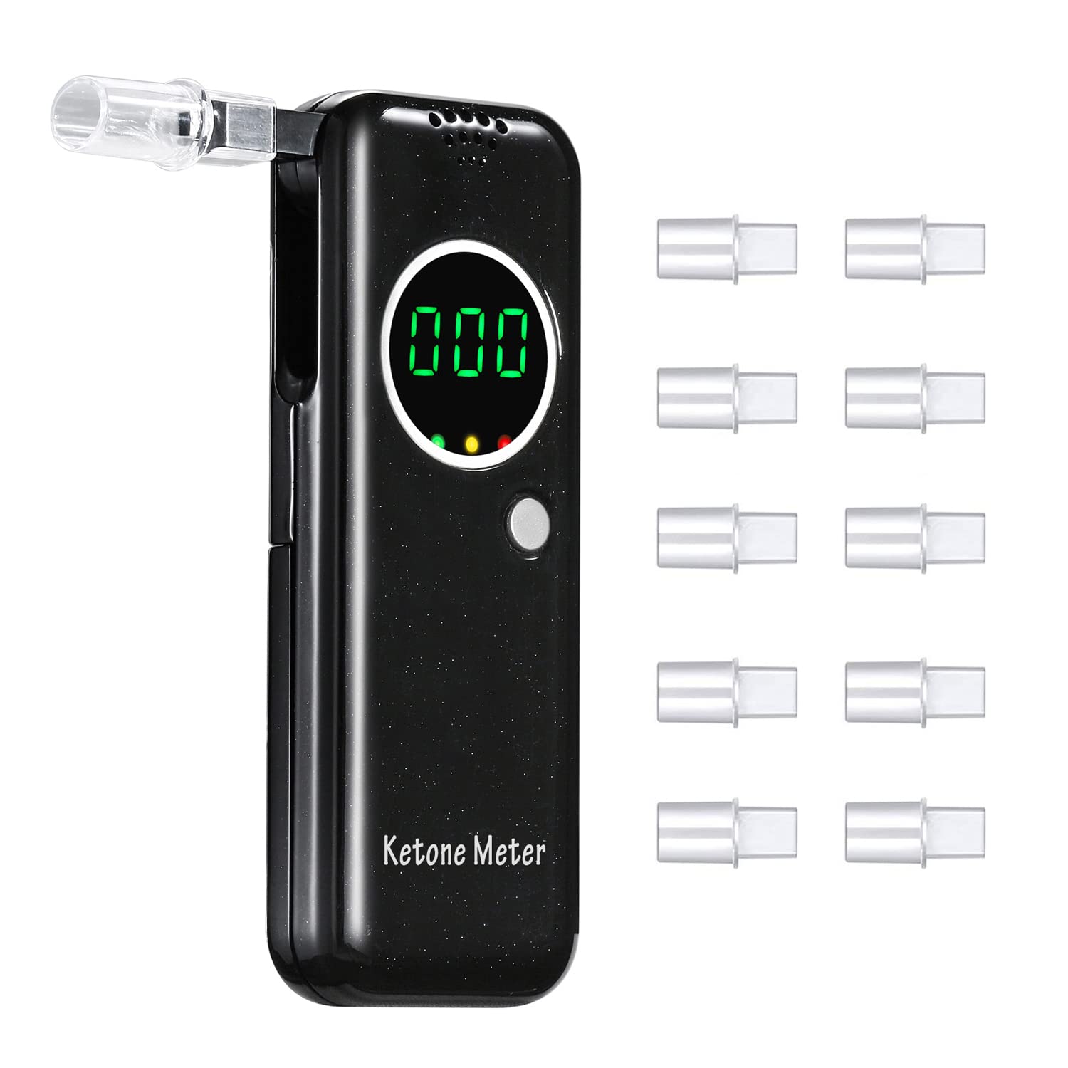 Photo 1 of Ketone Breath Analyzer Professional Breath Ketosis Meter – High Accuracy Ketosis Breath Tester Analyzer for Ketosis Testing with 10 Mouthpieces,Perfect for Supporting Low-Carb and Keto Lifestyles