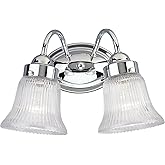 Progress Lighting P3288-15 2 Light Bath Fixture, Polished Chrome
