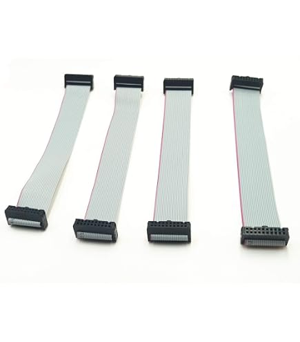 Câble Plat IDC 28 AWG 3m 34 Broches Gris - Connexion JTAG ISP Fiable Et Pratique
