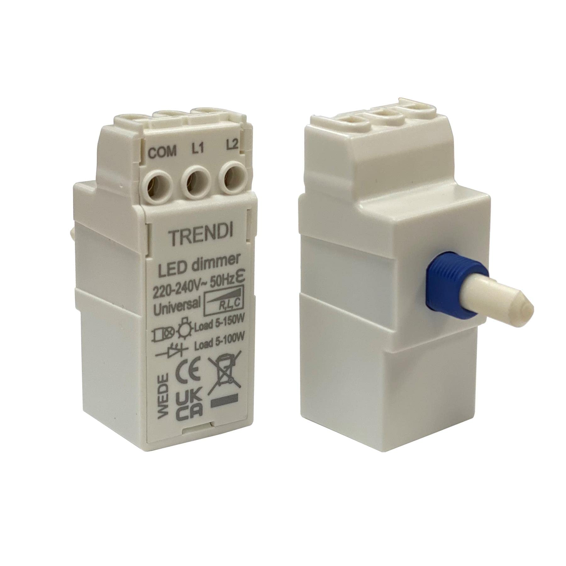 Trendi Switch Replacement 150W Push on/Off LED Dimmer Module