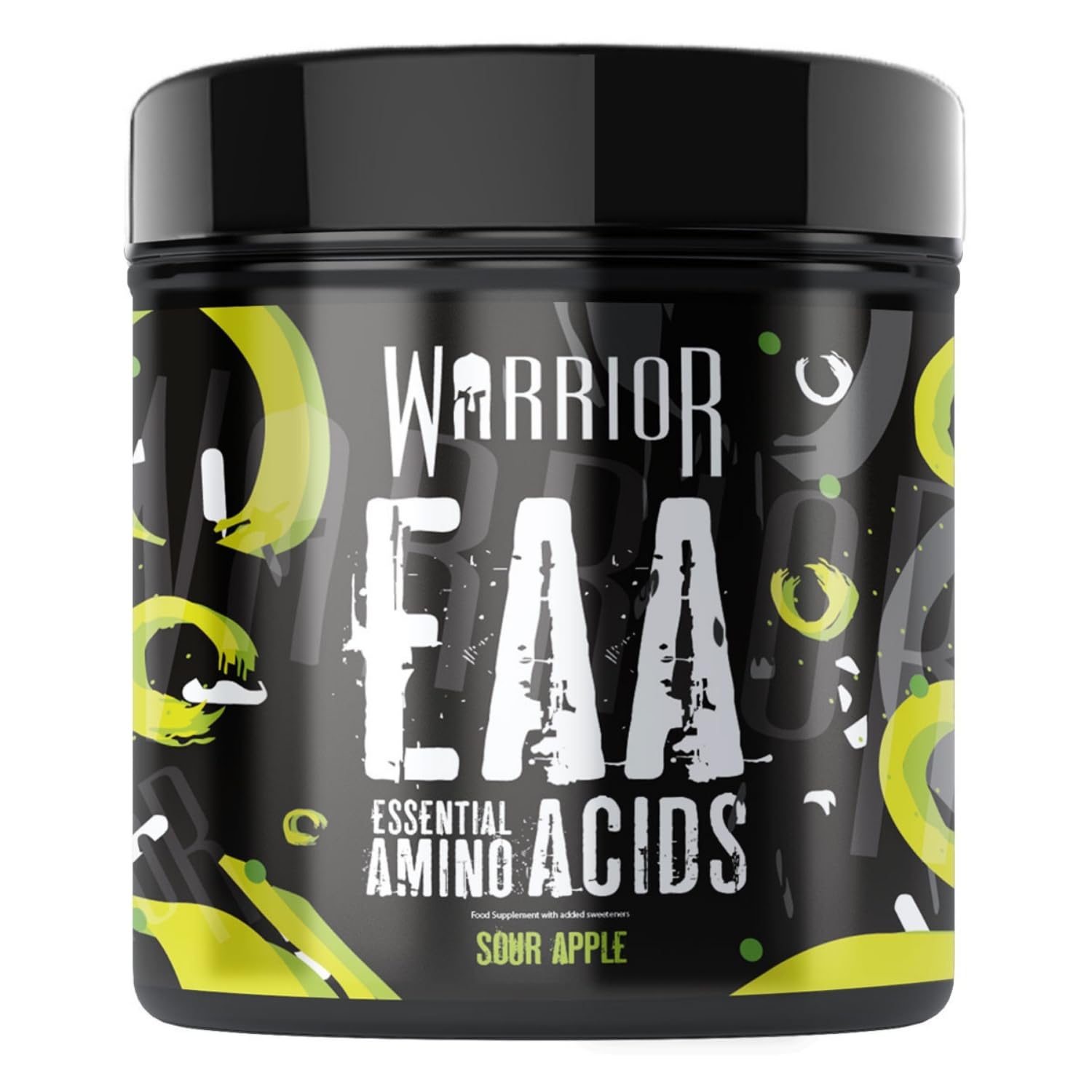 Warrior EAA Amino Acids Powder, 360g – Essential Amino Acid Supplements for Intra Workout & During Exercise, Muscle Post-Training Recovery Drink, EAAs Hydration Support, 30 Servings, Sour Apple