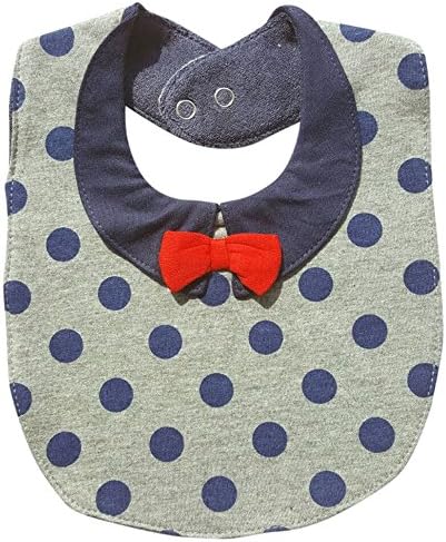 FANCYBABY Baby Boy Girl Drool Bibs Tux Tuxedo Bow Tie Burp Cloths Unisex (Style #3)