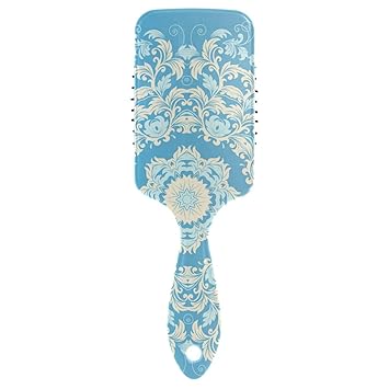 Amazon Com Air Cushion Combs Roma Pattern Blue Hair Brushes