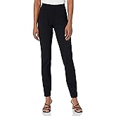 Nanette Nanette Lepore Womens Flattering Miracle Ponte Pant with Pleather Trim
