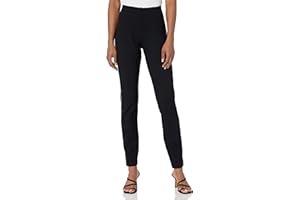 Nanette Nanette Lepore Women's Flattering Miracle Ponte Pant with Pleather Trim
