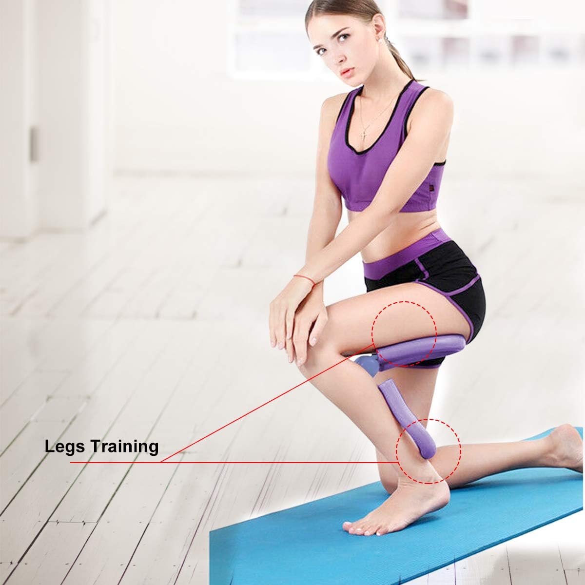 COVVY Thigh Master Thigh Workout Exerciser Thigh Toner Thigh Trimmer Butt/Leg/Arm/Chest Toner, Bodybuilding Fitness Weight Loss Slimming Home Gym Trainer Equipment : Sports & Outdoors
