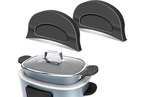 OYRLIZE for Ninja Crockpot Slow Cooker Silicone Pot Handle Cover, for Ninja Foodi Possiblecooker Pro Silicone Handle Cover, Sleeve, Holder, Glove,Grip,Kitchen Accessories,Heat-Resistant,No More Hand Burns