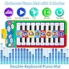 m-zimoon-Piano-Mat-Kids-Large-Music-Play-Mat-4409-Colorful-Musical-Dance-Mat-Cartoon-Floor-keyboard-Carpet-Educational-Toys-Gift-for-Age-3-Boys-Girls-Toddler m zimoon Piano Mat, Kids Large Double Music Play Mat 44" x 20" Colorful Musical Dance Mat Cartoon Floor keyboard Carpet Educational Musical toys Gift for Age 3+ Boys Girls Kids Toddler