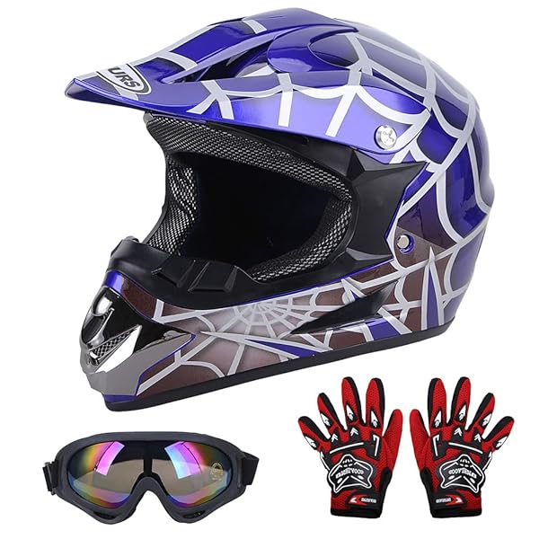 OUMURS DOT YOUTH DIRT BIKE HELMET,KIDS ATV HELMETS...