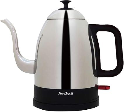 Amazon 日本製 ステンレス ドリップポット 電気ケトル シルバー 0 7l 細口 ケイ素複合 おしゃれなカフェケトル ケイ素水 ステンレスケトル 湯沸かしポット 700ml 電気ケトル ドリップ ポット 細口 コーヒー 国内メーカー12カ月保証期間 I001 Tdp 電気ケトル