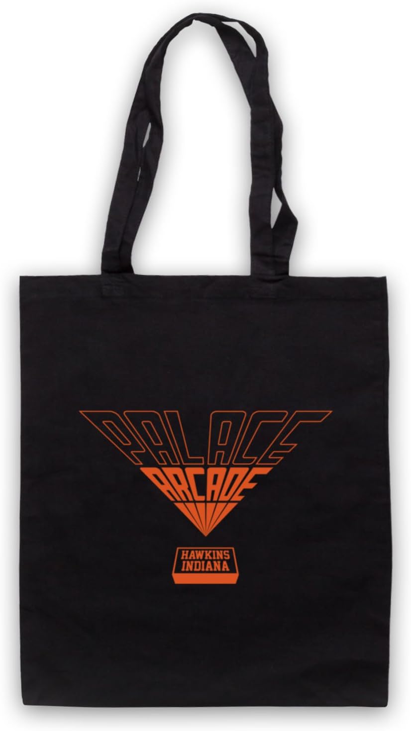 Inspired Apparel Inspired by Stranger Palace Arcade Orange Logo Sci Fi Horror TV Unofficial Tote Bag