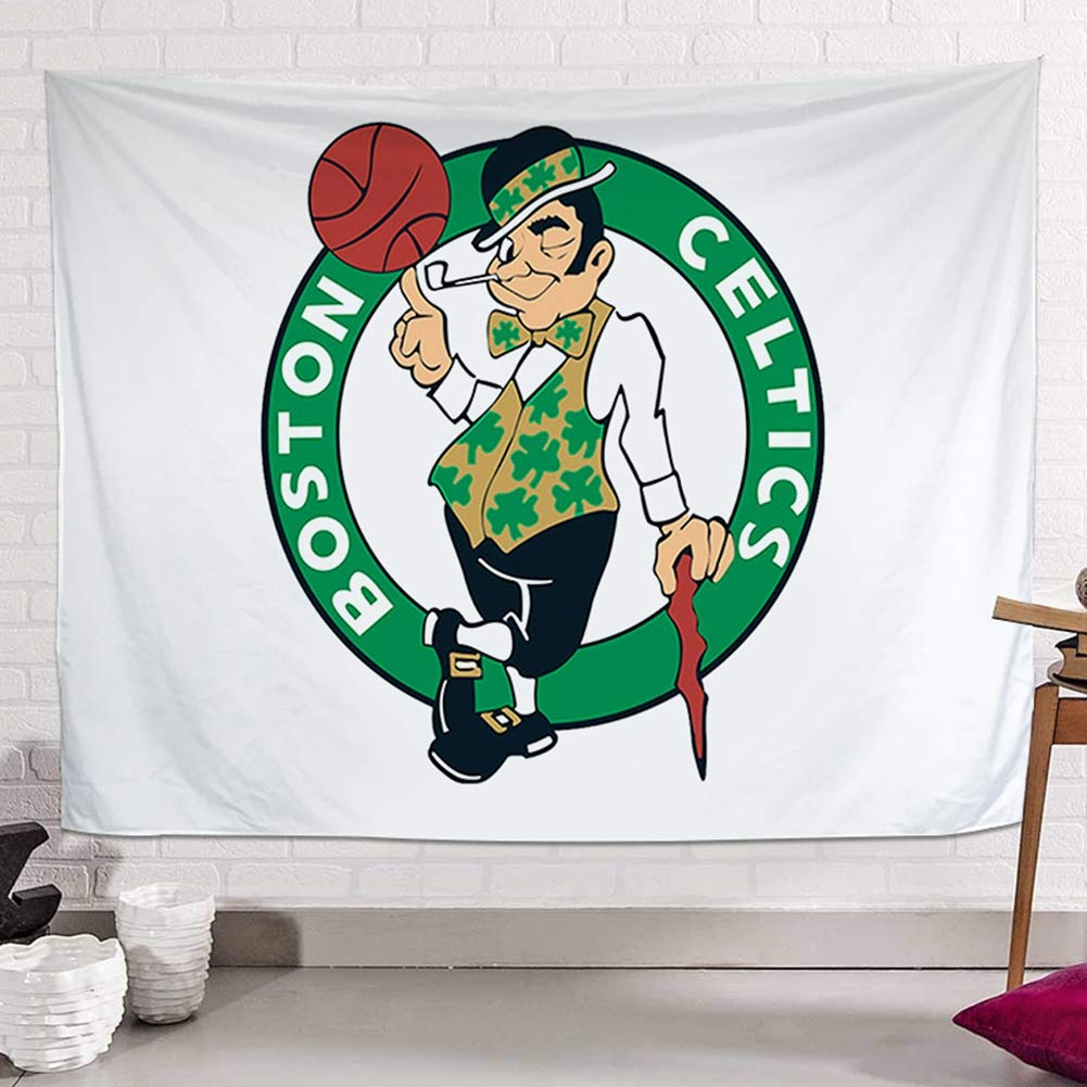 Hs Huwenhui Boston Celtics Basketball Wallpaper Wall Tapestry