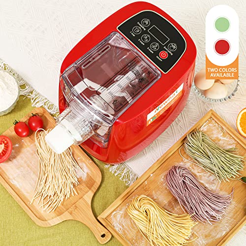 Newhai Electric Pasta Noodle Maker Automatic Pasta Machine with 12 Noodle Shapes to Choose for