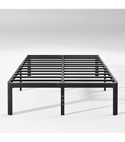 Amazon.com: KERAMIK 14 Inch High Queen Bed Frame No Box Spring