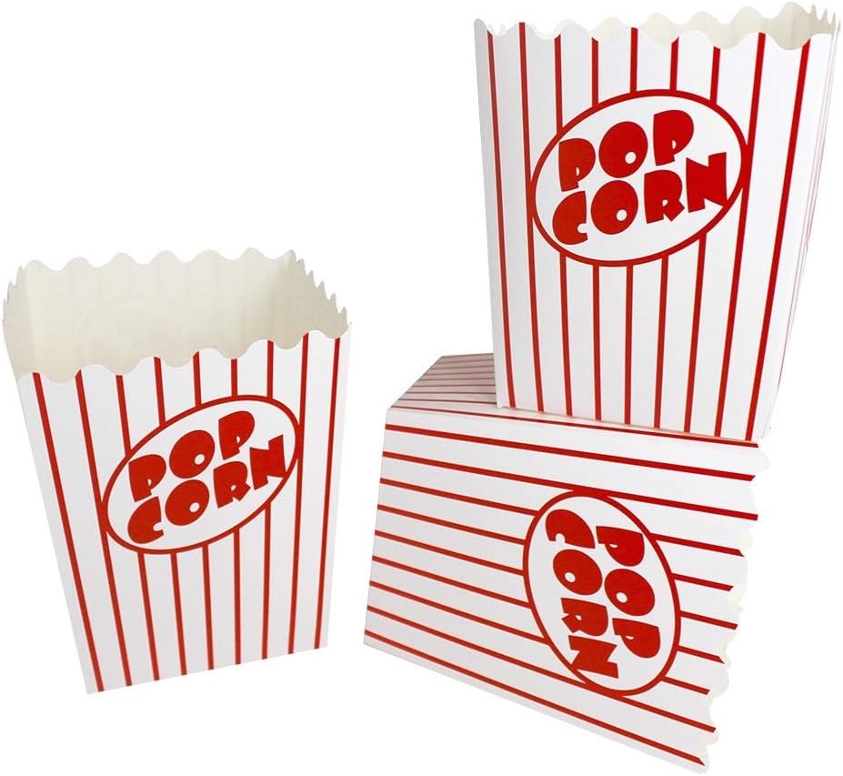 Movie Theater Popcorn Boxes Bulk Containers for Party