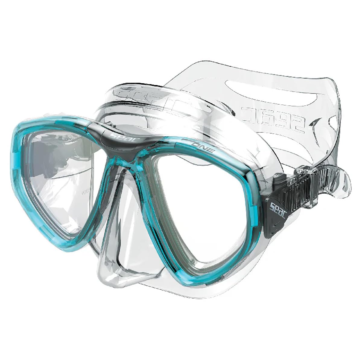 SEAC One, Diving Mask for Scuba Diving, Snorkeling, Free Diving and Spearfishing, Replaceable Lenses