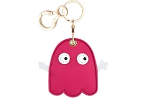 AirTag Leather Keychain Holder Case,Anti-Scratch Apple Air Tag Cover with Key Ring,Protective GPS Tracker Case for Wallet Key