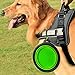 Sabuy Collapsible Dog Cat Travel Bowl, Pet Pop-Up Food Water Feeder Foldable Bowls With Carabiner Clip, Blue/Green, Set Of 2