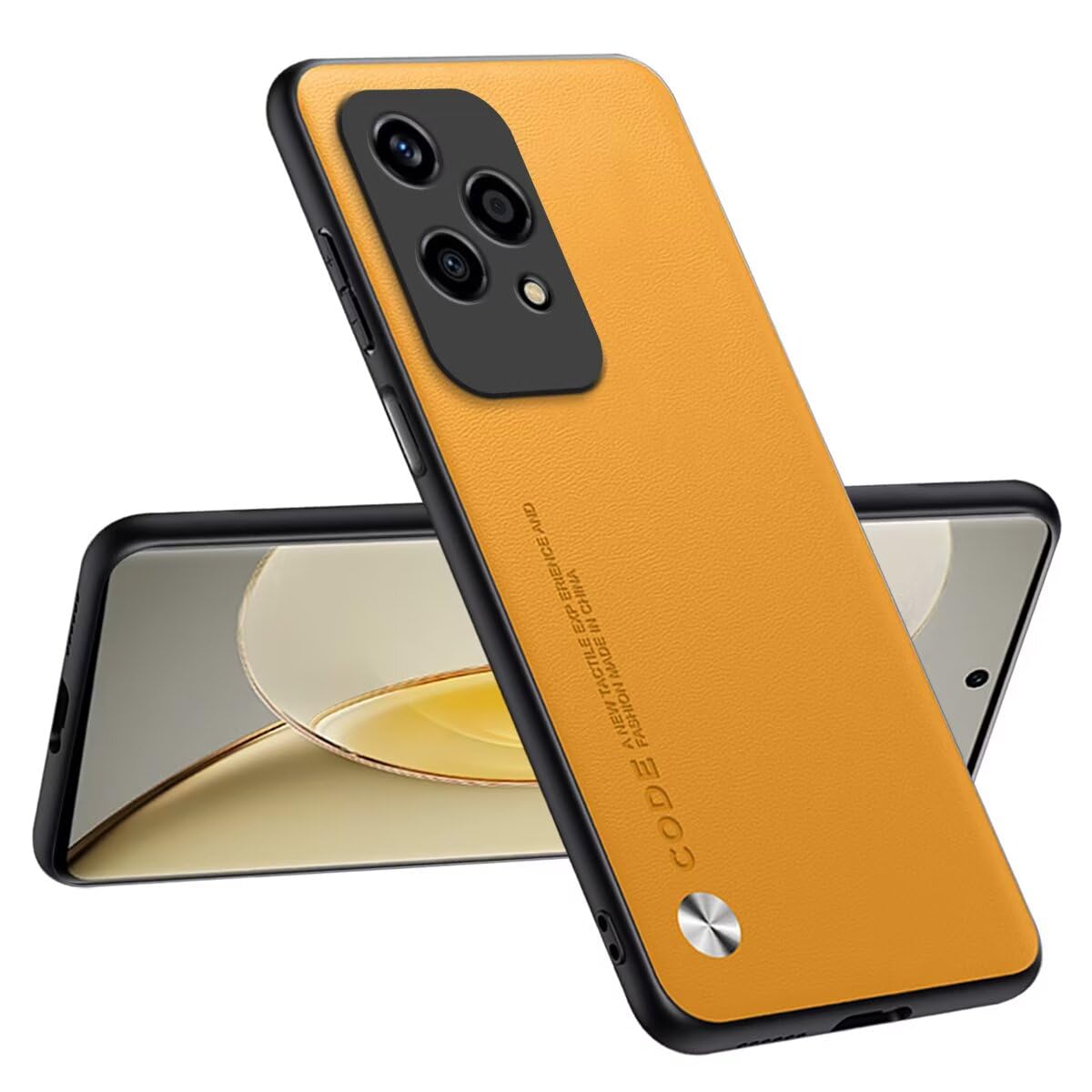 Topme Phone Case Compatible with HONOR 200 Lite 5G (6.7") – Secure and Stylish Protection - Yellow — image 1