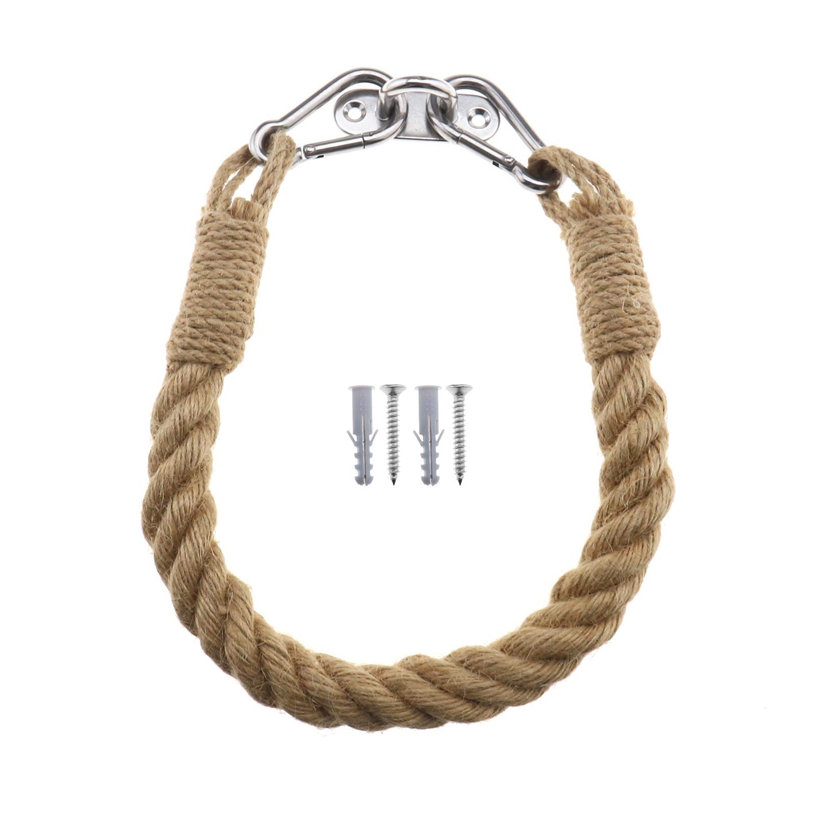 EMSea Bathroom Towel Ring with Screw Accessories Steel Hook Multipurpose DIY Heavy Duty Wall Mount Ceiling Decoration