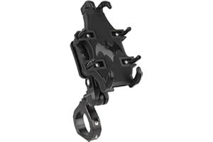 ZASCHMOY UTV Phone Holder with 360° Rotation, Heavy Duty Aluminum Alloy Phone Mount for 4.0 to 7.2 Inch Devices, Secure 8 Cla