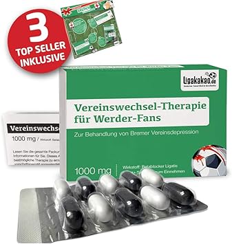 Bremen Mutze Ist Jetzt Die Liga Apotheke Fur Werder Fans By Ligakakao De Strickmutze Grun Weiss Logo Emblem Manner Grosse Amazon De Sport Freizeit