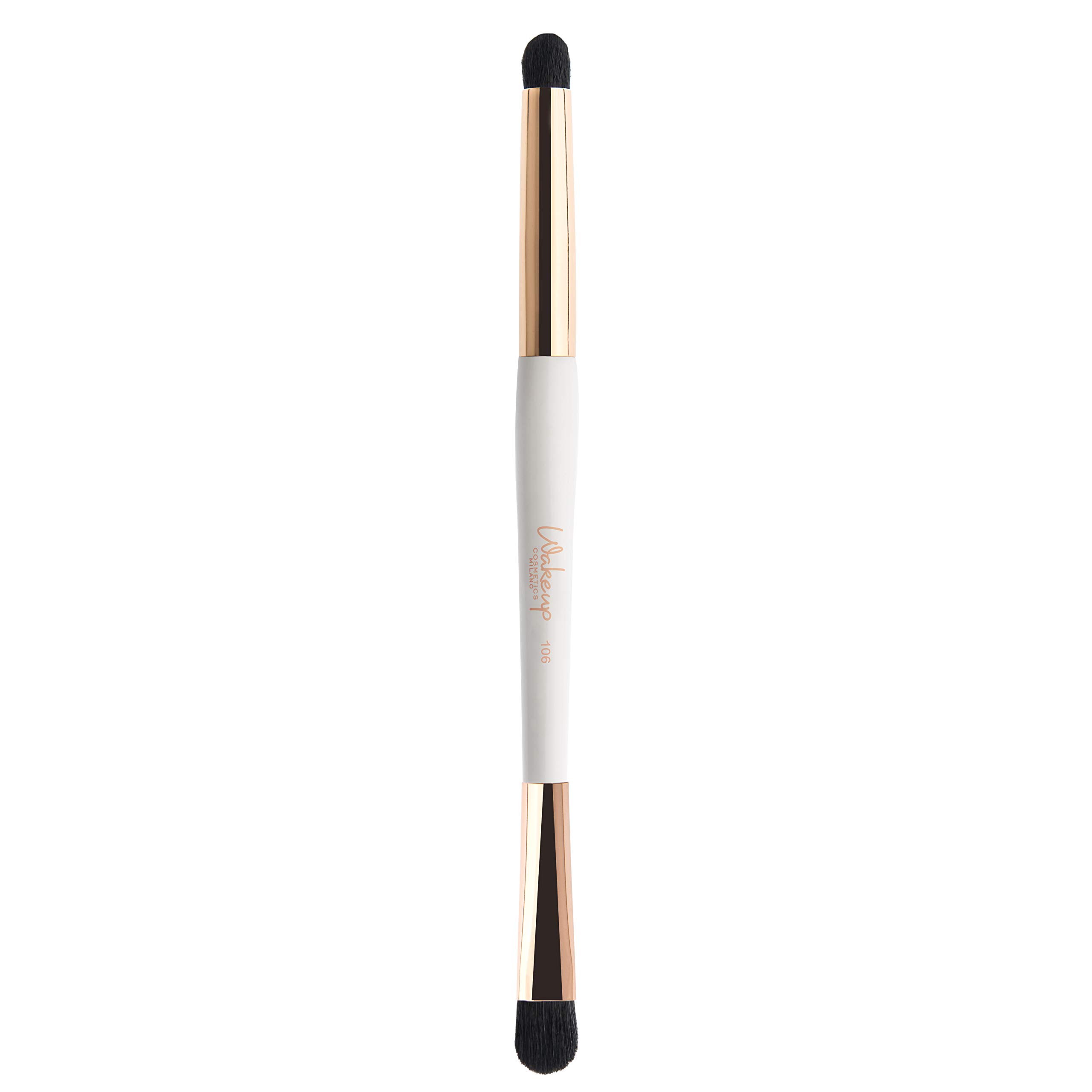 Wakeup Cosmetics Milano Double Eyeshadow Brush, # 106