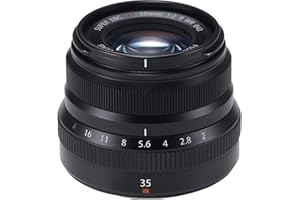 Fujifilm Fujinon Prime Lens XF35mm F2 R WR, Standard Lens for Fujifilm X Mount Cameras, Black