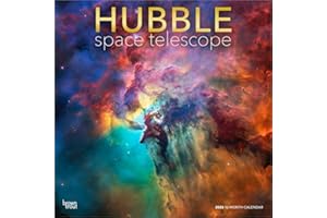 Hubble Space Telescope | 2026 12 x 24 Inch (Hanging) Monthly Square Wall Calendar | Foil Stamped Cover | BrownTrout | Science