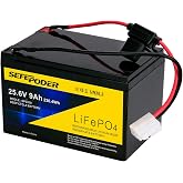 SEFEPODER Replacement Battery Compatible with Razor Scooter 24 Volt | 24V 9Ah Lifepo4 Lithium Ion Rechargeable Battery for Razor Pocket Mod,E300,E325 and Other Scooters