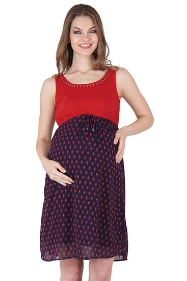 Embelished Maternity Dress