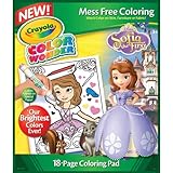 Crayola Color Wonder, Sofia The 1st Refill Book, 18 Sofia Coloring Pages, Gift for Age 3, 4, 5, 6