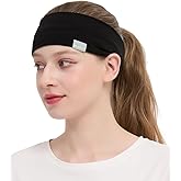 MERIGREENY Unisex 100% Merino Wool Headband, Wool Sweat Band for Women and Men, Thermal Sports Headband for Skiing & Skating