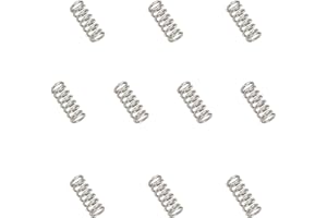 MECCANIXITY Compression Spring 2 mm OD 0.3 mm Wire 5 mm Free Length 304 Stainless Steel Small Extension Spring for DIY Projec