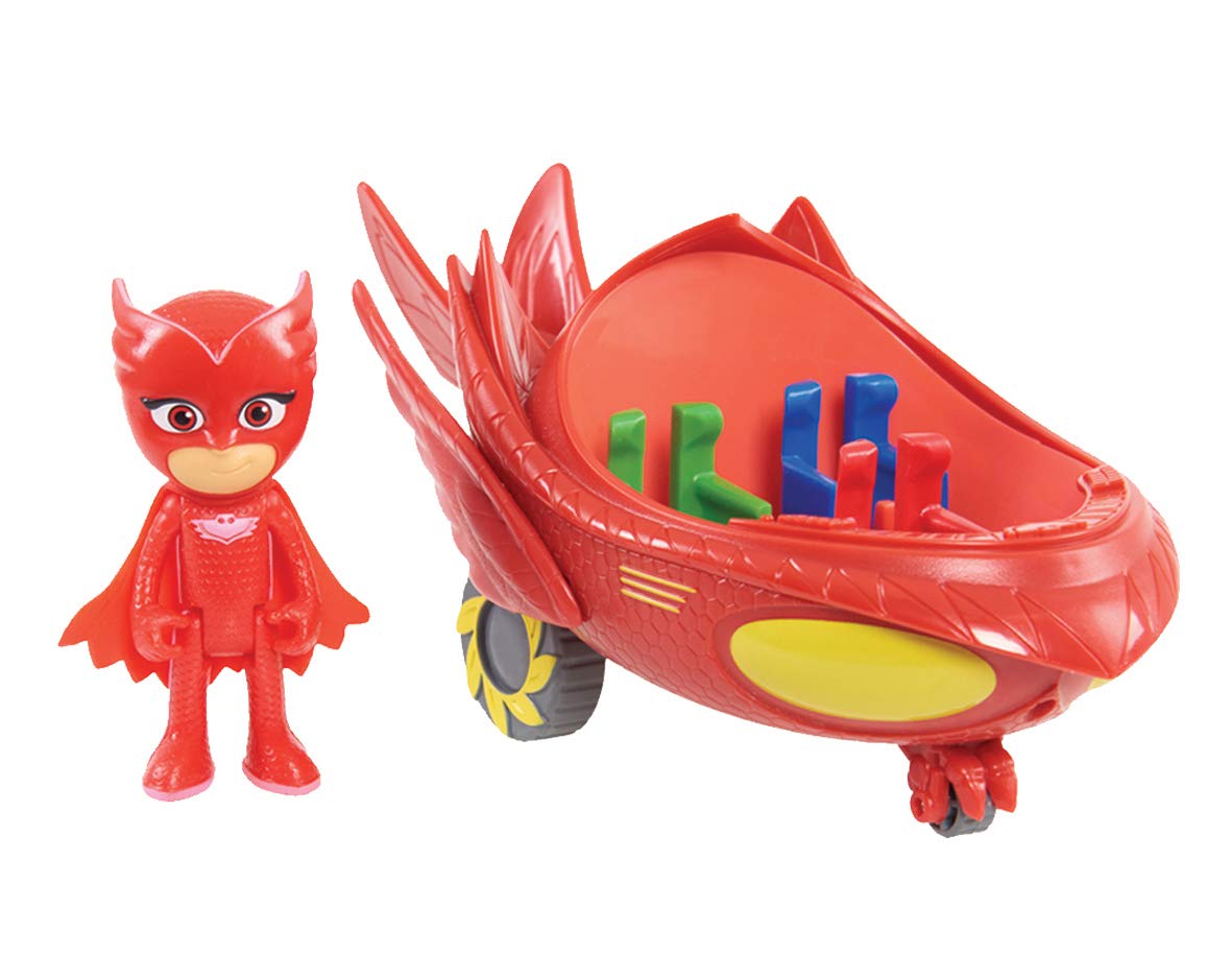 JP PJ Masks JPL95297 Owlette Owl Glider Figure and Vehicle, no Colour