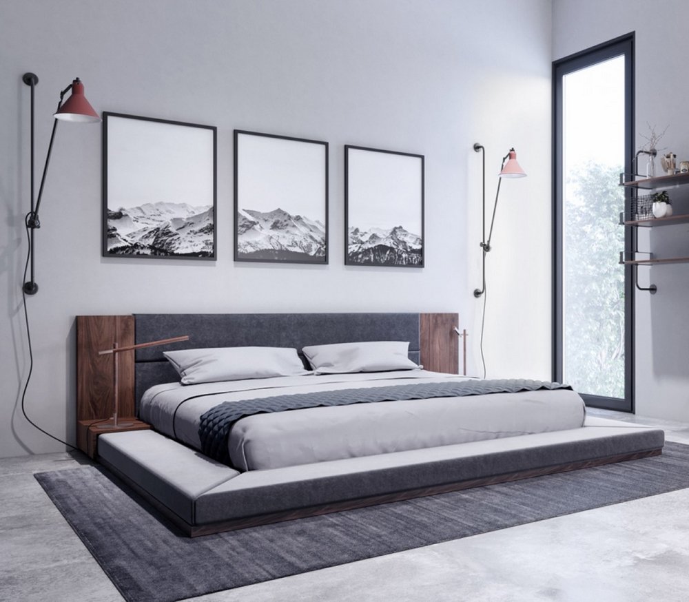 Best Platform Bed Frame And Night Stands