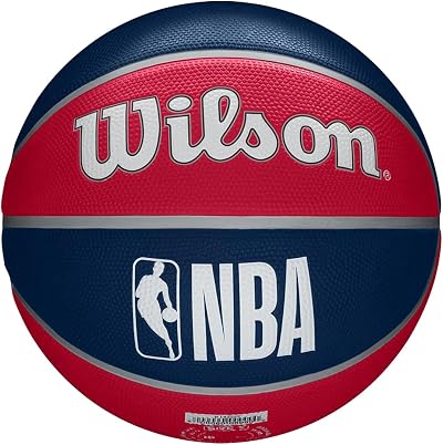 Wilson NBA Team Tribute Basketball Washington Wizards Size 7 Outdoor Rubber