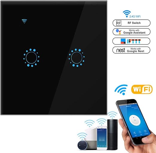 Leegoal Interruptor Wifi Alexa Touch Wireless Intelligence