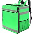 89L Telescopic Delivery Bag for Uber Eats Insulated Food Delivery Backpack with Expandable Functionality Water-Repellent Pizza Cooler Bag Bagpack