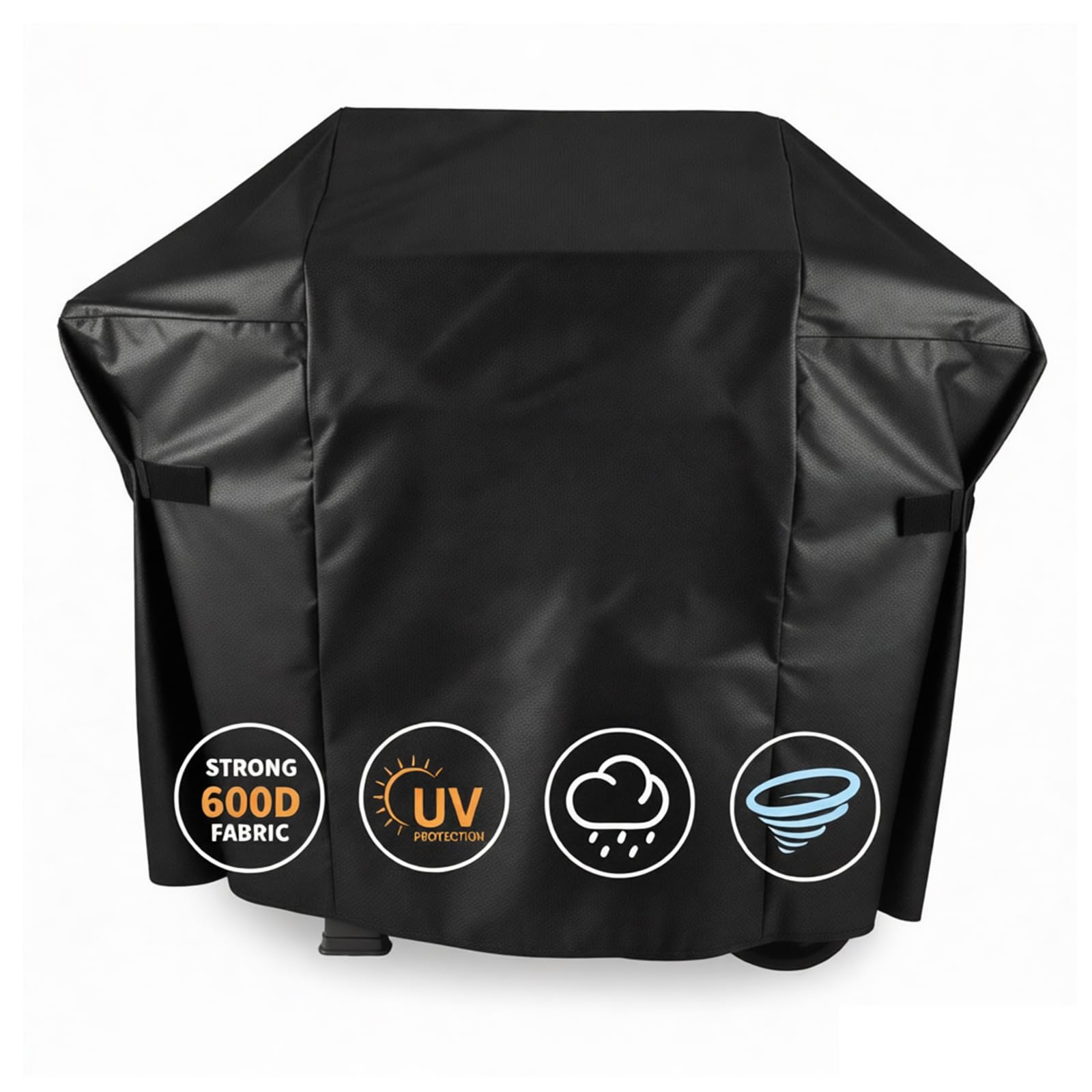 GFTIME 7138 122cm L x 45cm W x 107cm H Grill Cover for Weber Spirit I & II 200 Series, E/S-200 210 220, Waterproof, Platinum 600D Heavy Duty BBQ Cover Replacement for Weber Spirit 200 Series