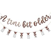 Tini Bit Older Banner - Espresso Martini Themed Birthday Decor
