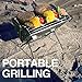 UCO Flatpack Portable Stainless Steel Grill and Fire Pit