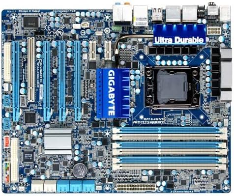 Gigabyte GA-X58A-UD3R REV 2.0 Socket 1366 ATX Motherboard X58/ICH10R + I/O Plate