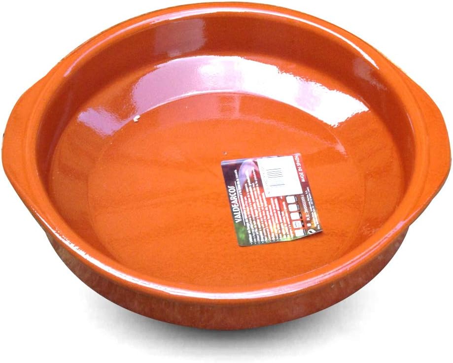 Valdearcos 0128 Spanish Terracotta Tapas Dish/Cazuela 28 Centimeter