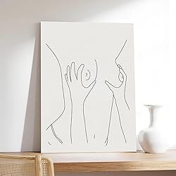 GO EHG Female Fine Line Art, Empowering Women