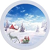 Alblinsy Round Wooden Wall Photo Frame – 8 Inch White Hanging Picture Frame For Home & Office Decor - View #13